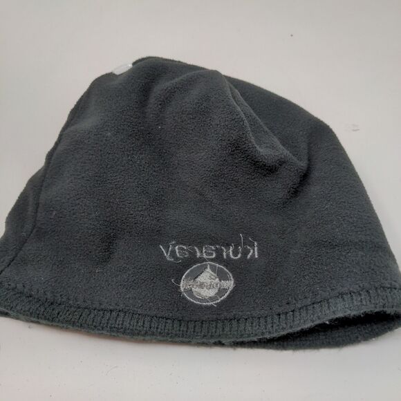 Unbranded Men's Knit Beanie Hat Cap Black Mono Sol Embroidered Logo - Picture 8 of 10